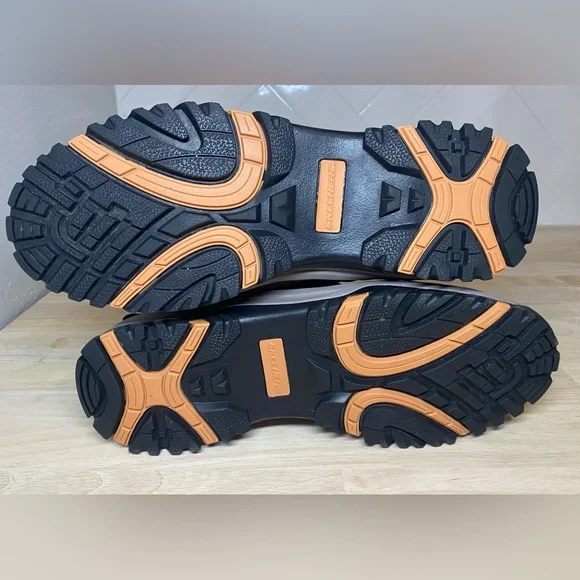 Skechers Men's Relaxed Fit: Relment - Pelmo WP Hiking Boots Brown Size 12 - Picture 4 of 9